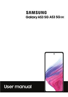 Samsung Galaxy A53 5G manual. Smartphone Instructions.